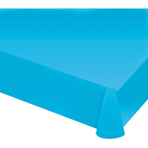 Plastic Tablecloth Light Blue 137x274 cm