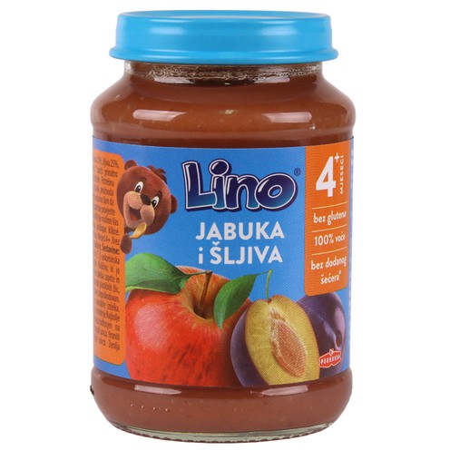 Lino apple and plum porridge 190 g