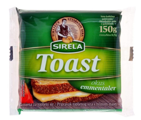 Emmentaler melted cheese slices 150 g