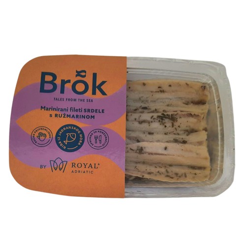 Sardine fillets marinated with rosemary 150 g